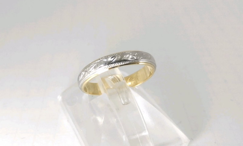 プラチナ18金コンビ結婚指輪のサイズ直し/埼玉県所沢市スイショードー