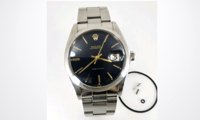 ロレックス6694手巻き式リューズが取れた時計修理＠埼玉県所沢市スイショードー