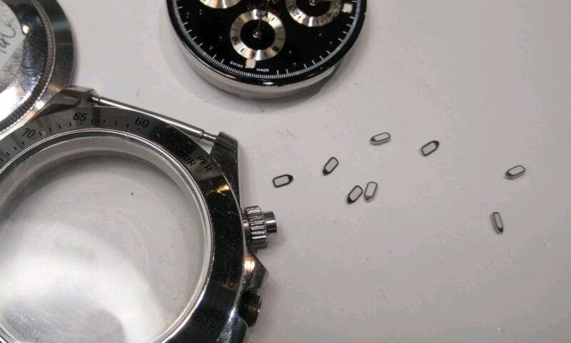 ロレックス、ディーゼル文字盤のインデックス（目盛り）剥がれの時計修理＠埼玉県所沢市スイショードー