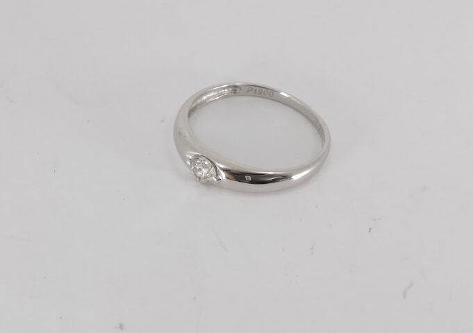 ダイヤモンドリングのサイズ直しとダイヤの緩みを直しました＠埼玉県所沢市スイショードー