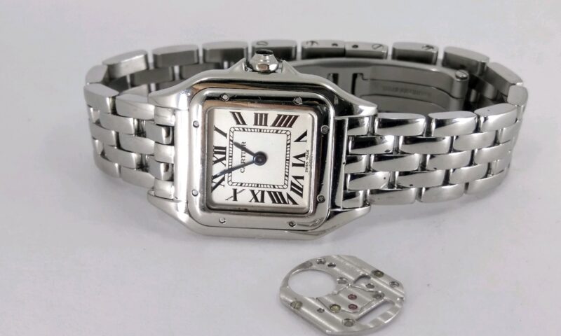 カルティエの機械をいじり壊れ品た時計修理＠埼玉県所沢市スイショードー