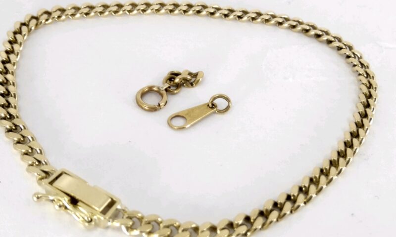 18金（K18）ブレスレットを丈夫な金具に交換しました＠埼玉県所沢市スイショードー