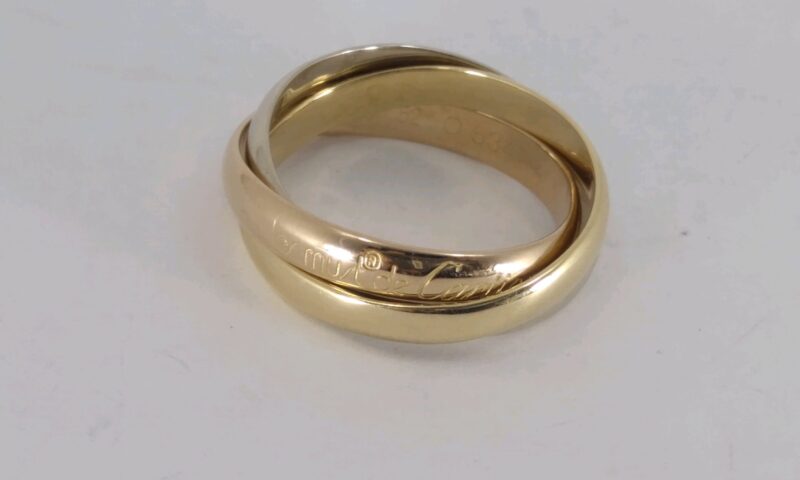 カルティエ３連リングサイズ直し＠埼玉県所沢市スイショードー